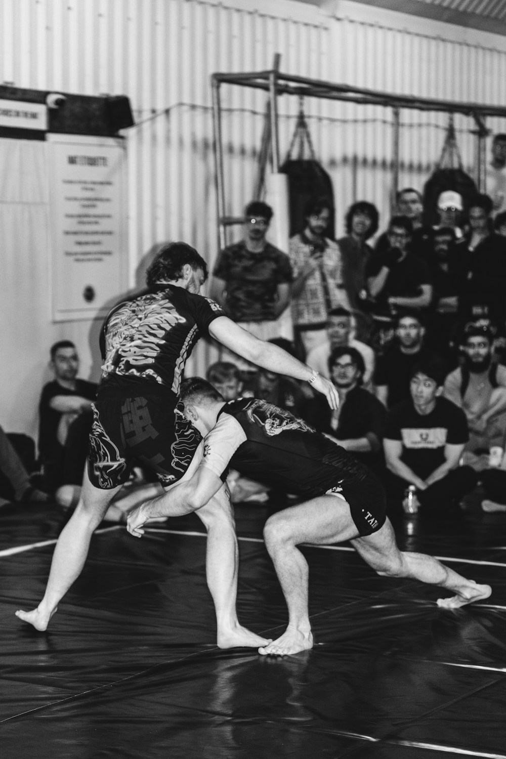 On the mats